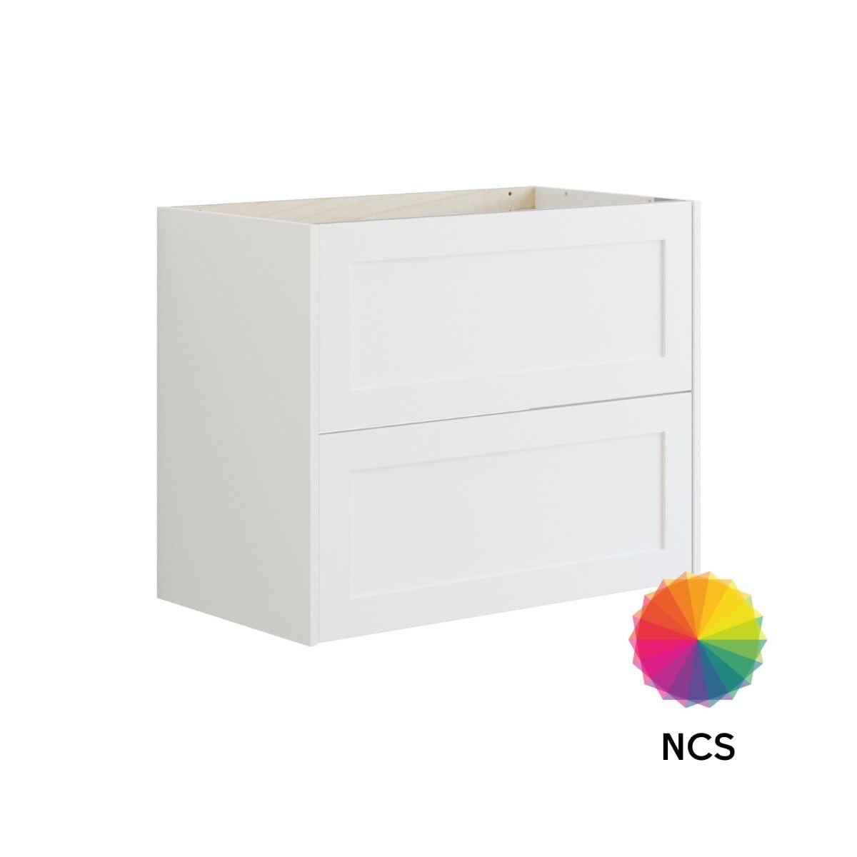 Dansani Inzo Classic Ramme Servantskap 2 skuff B60-120xH64xD44cm Hvit matt/NCS farge / 80cm Dansani Servantskap DA-T07-3091