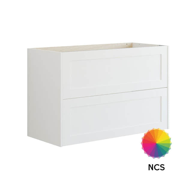 Dansani Inzo Classic Ramme Servantskap 2 skuff B60-120xH64xD44cm NCS farge / 100cm Dansani Servantskap DA-T08-3099