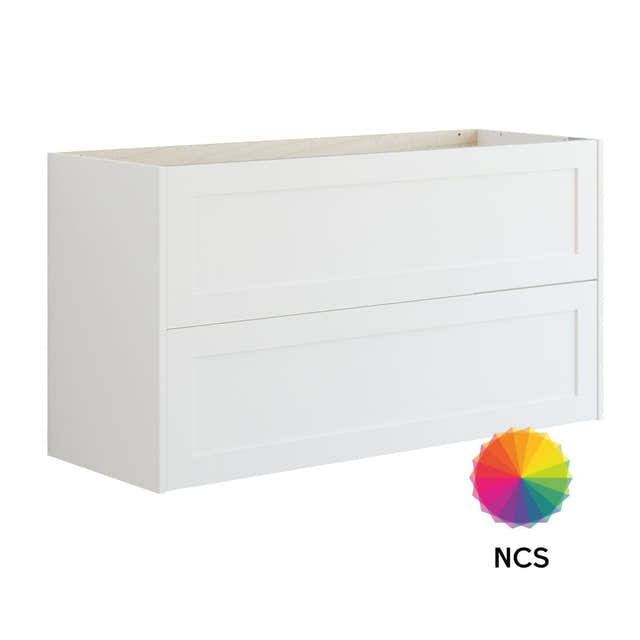 Dansani Inzo Classic Ramme Servantskap 2 skuff B60-120xH64xD44cm NCS farge / 120cm Dansani Servantskap DA-T09-3099