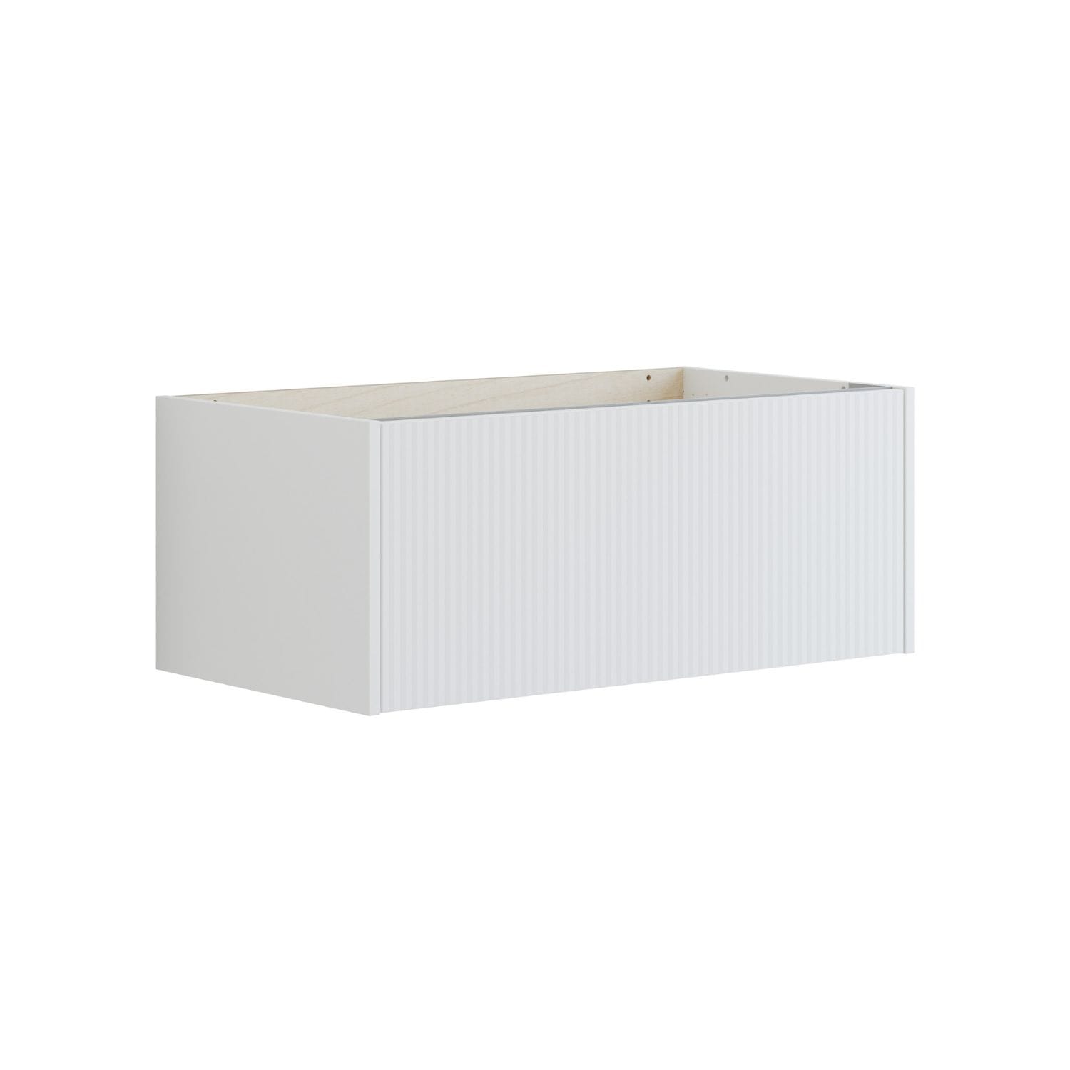 Dansani INZO Classic Servantskap 1 skuff B60-120xH32xD44cm Hvit matt / 80cm / Stripet Dansani Servantskap DA-T02-N010