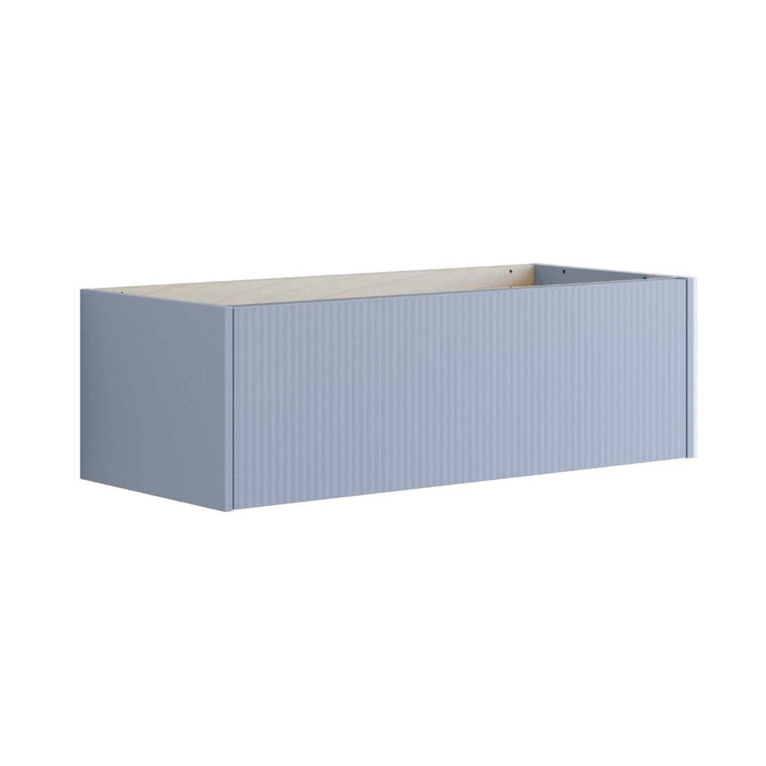 Dansani INZO Classic Servantskap 1 skuff B60-120xH32xD44cm Lyseblå matt / 100cm / Stripet Dansani Servantskap DA-T03-N016