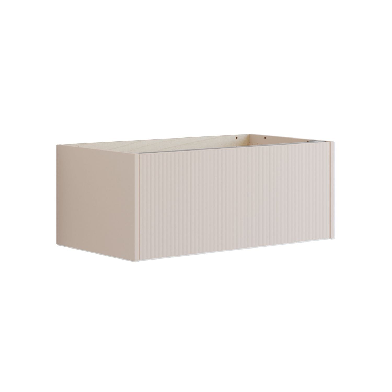 Dansani INZO Classic Servantskap 1 skuff B60-120xH32xD44cm Sand matt / 80cm / Stripet Dansani Servantskap DA-T02-N034