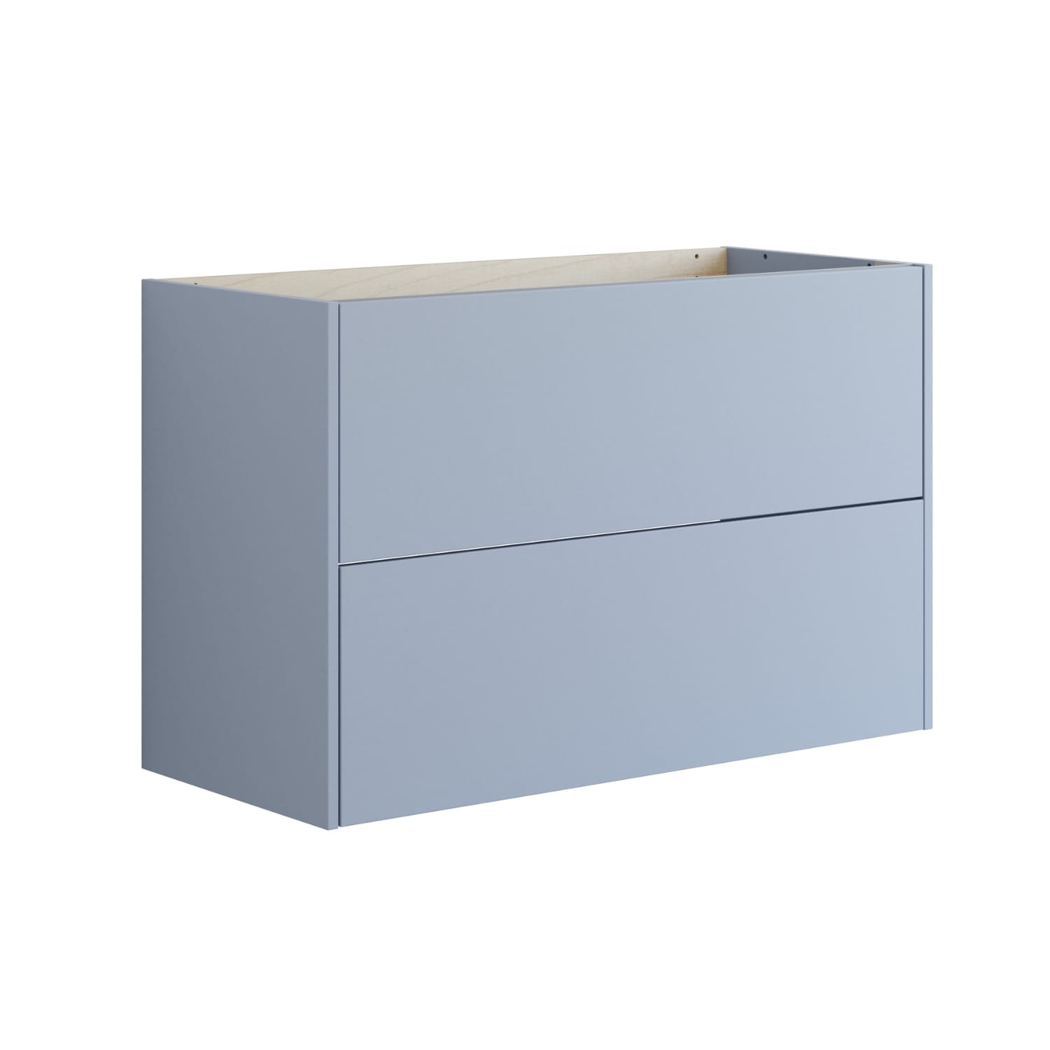Dansani Inzo Classic Servantskap 2 skuff B60-120xH64xD44cm Glatt / Lyseblå matt / 100cm Dansani Servantskap DA-T08-1016