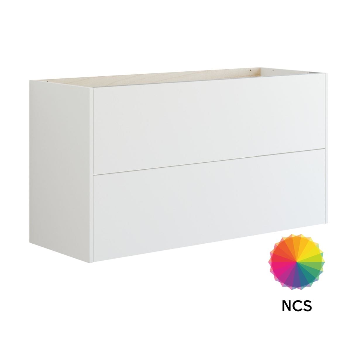 Dansani Inzo Classic Servantskap 2 skuff B60-120xH64xD44cm Glatt / NCS farge / 120cm Dansani Servantskap DA-T09-1099