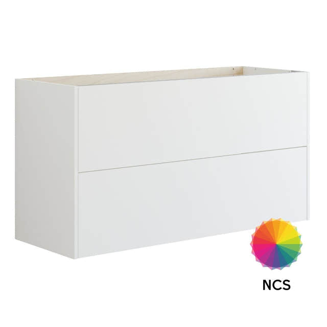 Dansani Inzo Classic Servantskap 2 skuff B60-120xH64xD44cm Glatt / NCS farge / 120cm dobbel Dansani Servantskap DA-T10-1099
