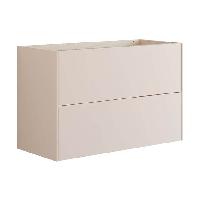 Dansani Inzo Classic Servantskap 2 skuff B60-120xH64xD44cm Glatt / Sand matt / 100cm Dansani Servantskap DA-T08-1034