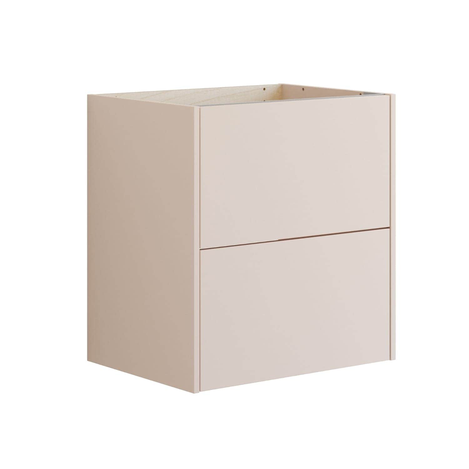 Dansani Inzo Classic Servantskap 2 skuff B60-120xH64xD44cm Glatt / Sand matt / 60cm Dansani Servantskap DA-T06-1034