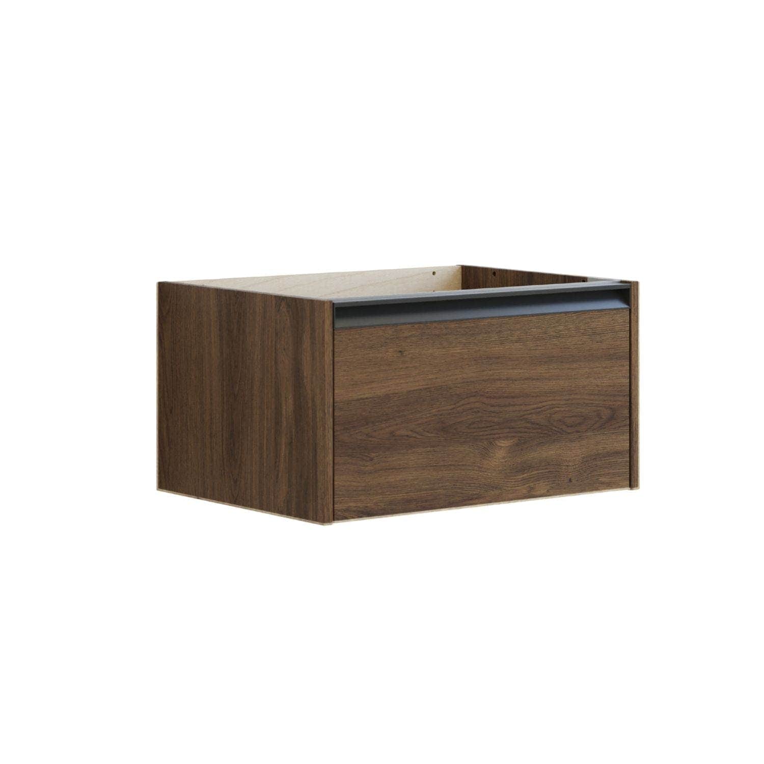 Dansani Inzo Classic Servantskap med Integrert Grep 1 skuff B60-120xH32xD44cm Brun eik / 60cm Dansani Servantskap DA-T01-7052