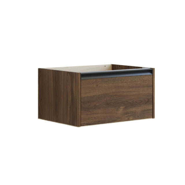 Dansani Inzo Classic Servantskap med Integrert Grep 1 skuff B60-120xH32xD44cm Brun eik / 60cm Dansani Servantskap DA-T01-7052
