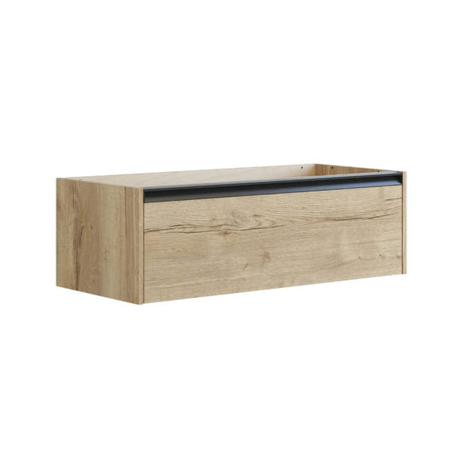 Dansani Inzo Classic Servantskap med Integrert Grep 1 skuff B60-120xH32xD44cm Natur eik / 100cm Dansani Servantskap DA-T03-7049