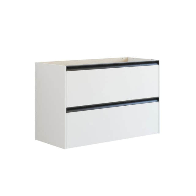 Dansani Inzo Classic Servantskap med Integrert Grep 2 skuff Hvit matt / 100cm Dansani Servantskap DA-T08-7010