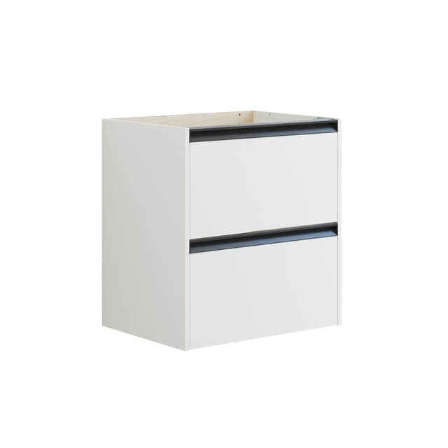 Dansani Inzo Classic Servantskap med Integrert Grep 2 skuff Hvit matt / 60cm Dansani Servantskap DA-T06-7010