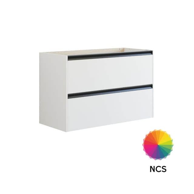 Dansani Inzo Classic Servantskap med Integrert Grep 2 skuff NCS farge / 100cm Dansani Servantskap DA-T08-7099