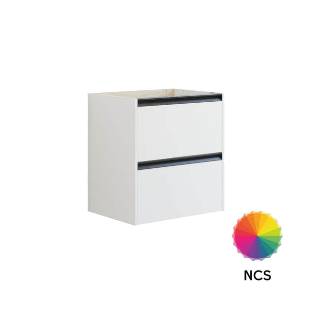 Dansani Inzo Classic Servantskap med Integrert Grep 2 skuff NCS farge / 60cm Dansani Servantskap DA-T06-7099