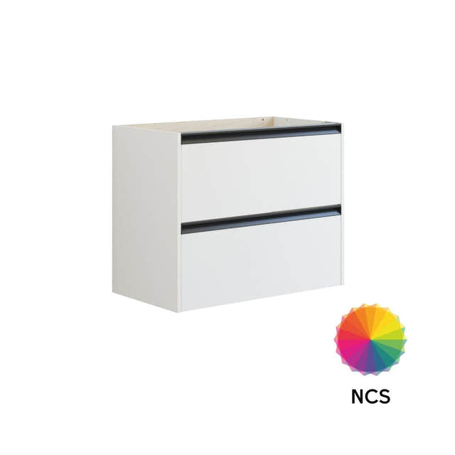 Dansani Inzo Classic Servantskap med Integrert Grep 2 skuff NCS farge / 80cm Dansani Servantskap DA-T07-7099