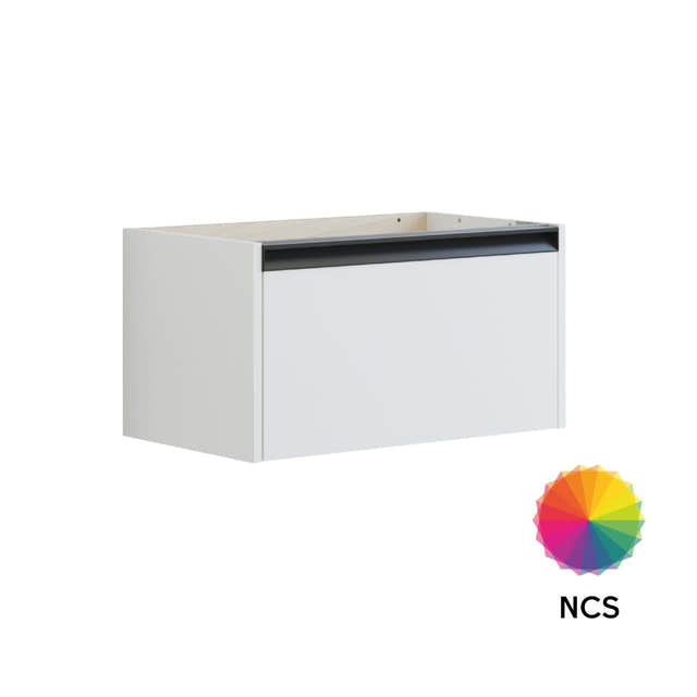 Dansani INZO Classic Servantskap Slim med Integrert Grep 1 skuff NCS farge / 60cm Dansani Servantskap DA-T27-7099