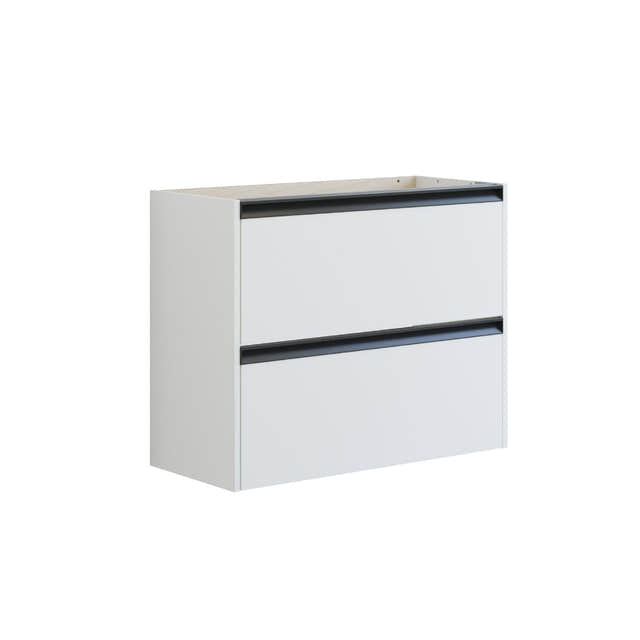 Dansani INZO Classic Servantskap Slim med Integrert Grep Hvit matt / 80cm Dansani Servantskap DA-T30-7010