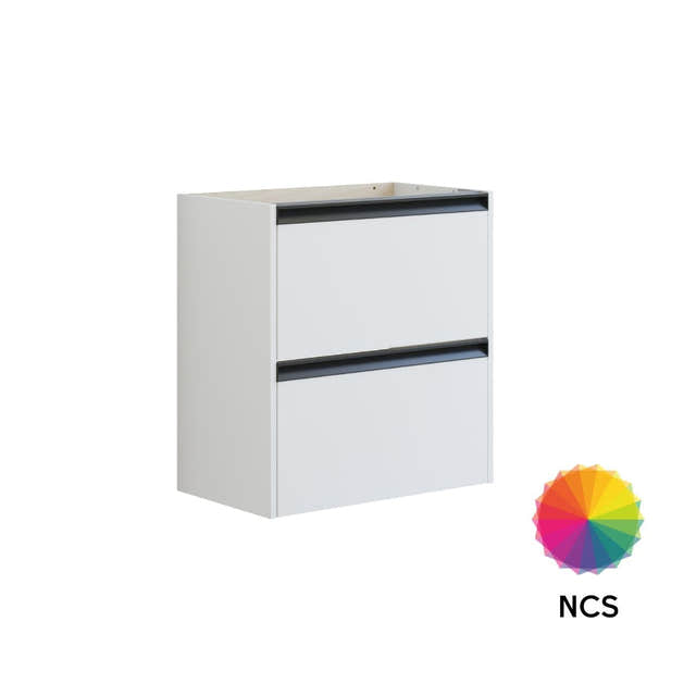 Dansani INZO Classic Servantskap Slim med Integrert Grep NCS farge / 60cm Dansani Servantskap DA-T29-7099
