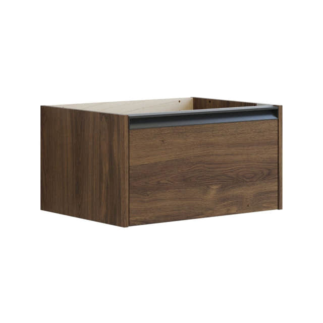 Dansani Inzo Classic Skap med Integrert Grep 1 skuff Brun eik / 60cm Dansani Sideskap bad DA-T11-7052
