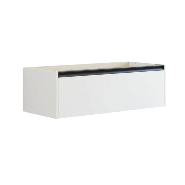 Dansani Inzo Classic Skap med Integrert Grep 1 skuff Hvit matt / 100cm Dansani Sideskap bad DA-T13-7010