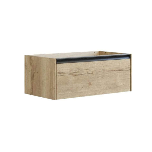 Dansani Inzo Classic Skap med Integrert Grep 1 skuff Natur eik / 80cm Dansani Sideskap bad DA-T12-7049