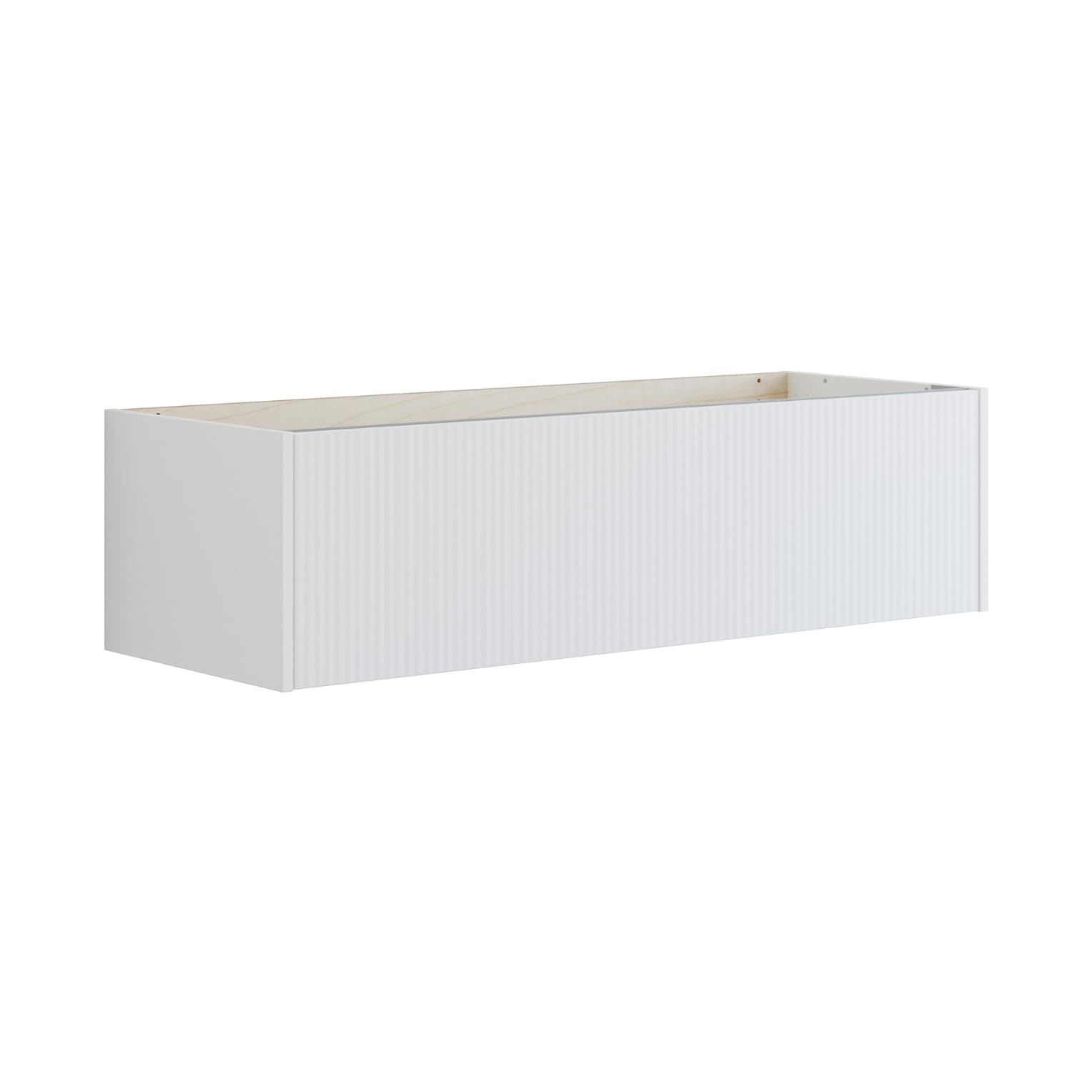 Dansani Inzo Classic Underskap 1 skuff  B60-120xH32xD44cm Hvit matt / 120cm / Stripet Dansani Sideskap bad DA-T14-N010