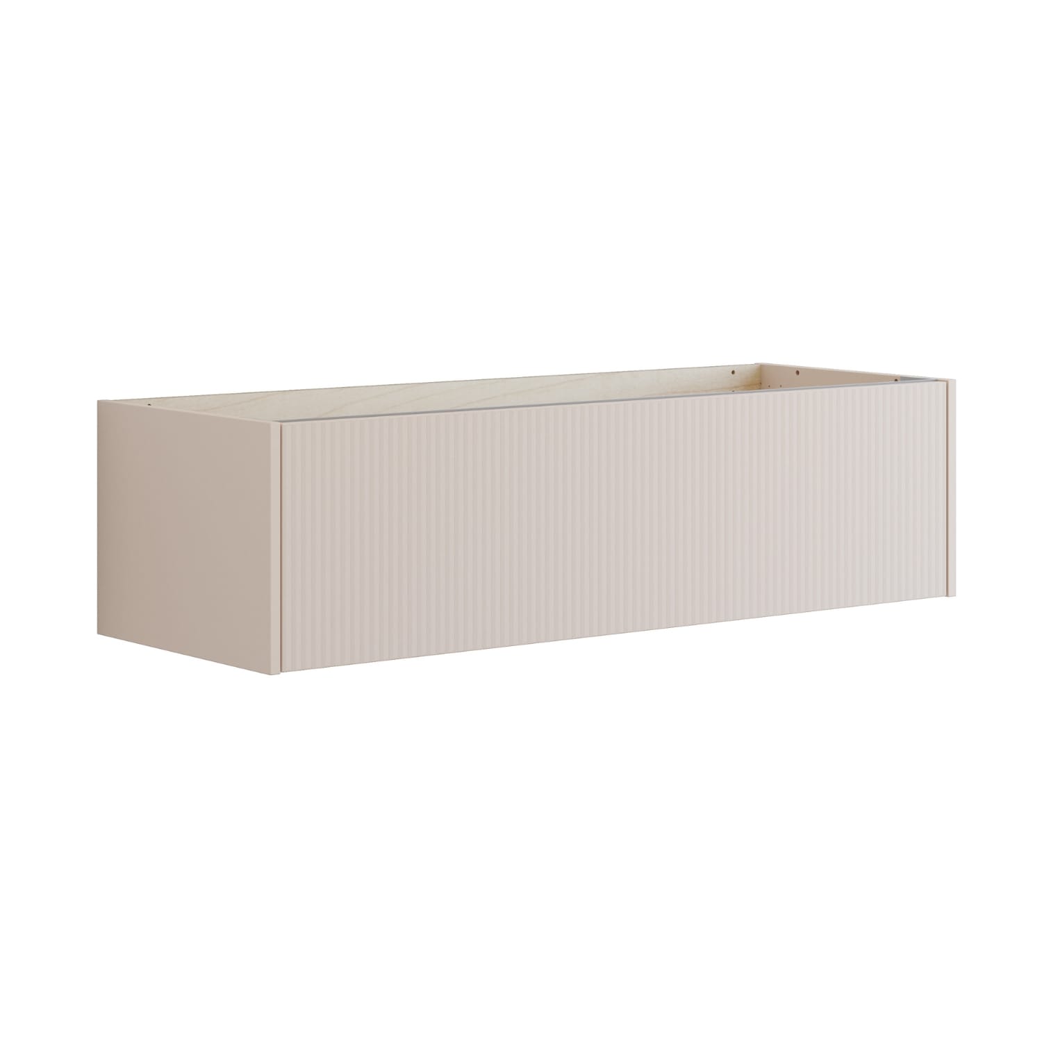 Dansani Inzo Classic Underskap 1 skuff  B60-120xH32xD44cm Sand matt / 120cm / Stripet Dansani Sideskap bad DA-T14-N034