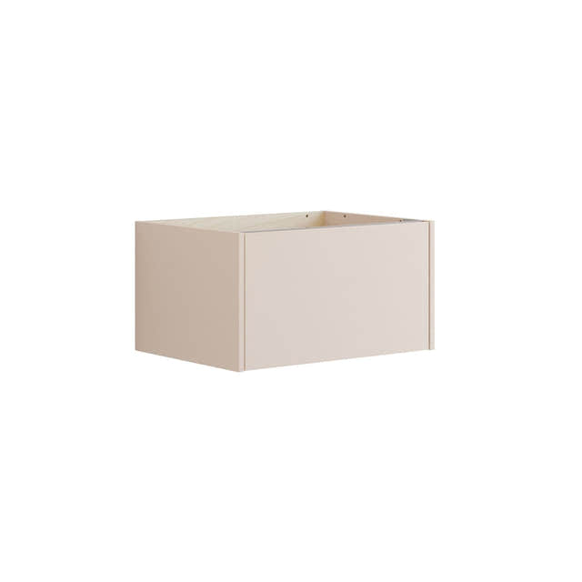 Dansani Inzo Classic Underskap 1 skuff  B60-120xH32xD44cm Sand matt / 60cm / Glatt Dansani Sideskap bad DA-T11-1034