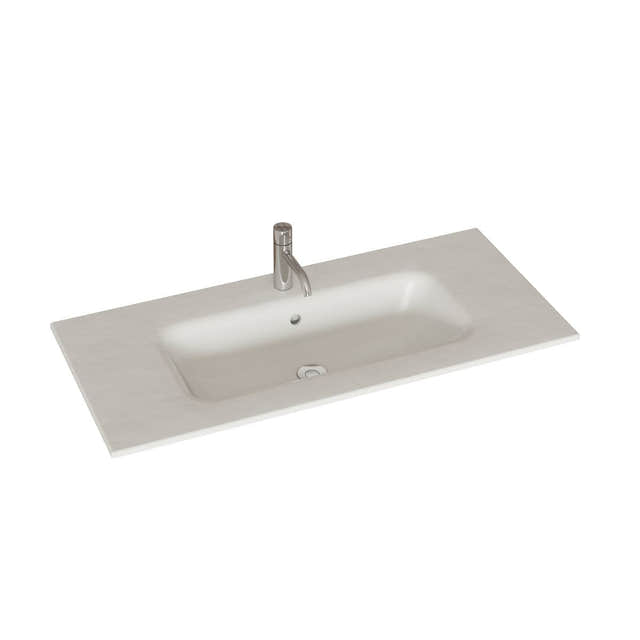 Dansani INZO Delicate Servant Hvit / 100cm Dansani Baderomsservant DA-101710003