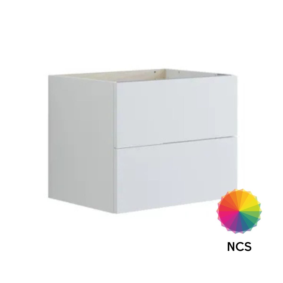 Dansani Inzo Glatt Servantskap 2 skuff H48 NCS farge / 60cm Dansani Servantskap DA-U19-1099