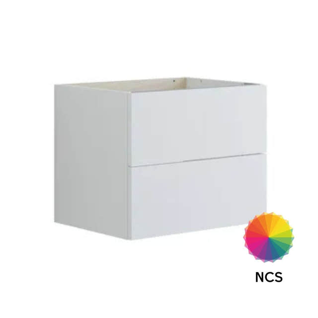 Dansani Inzo Glatt Servantskap 2 skuff H48 NCS farge / 60cm Dansani Servantskap DA-U19-1099