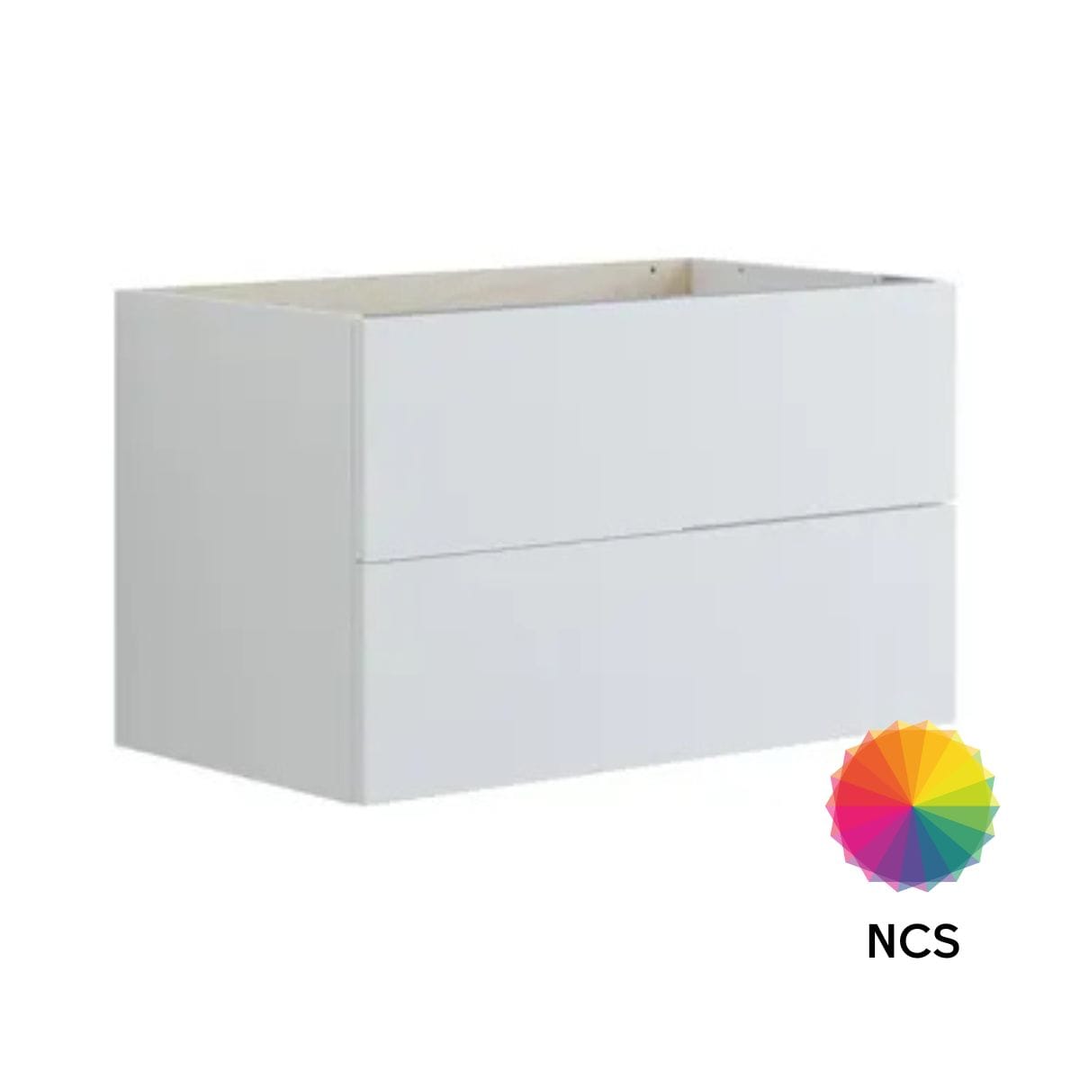 Dansani Inzo Glatt Servantskap 2 skuff H48 NCS farge / 80cm Dansani Servantskap DA-U20-1099