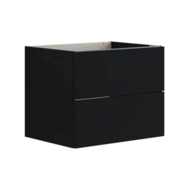 Dansani Inzo Glatt Servantskap 2 skuff H48 Svart eik / 60cm Dansani Servantskap DA-U19-1050