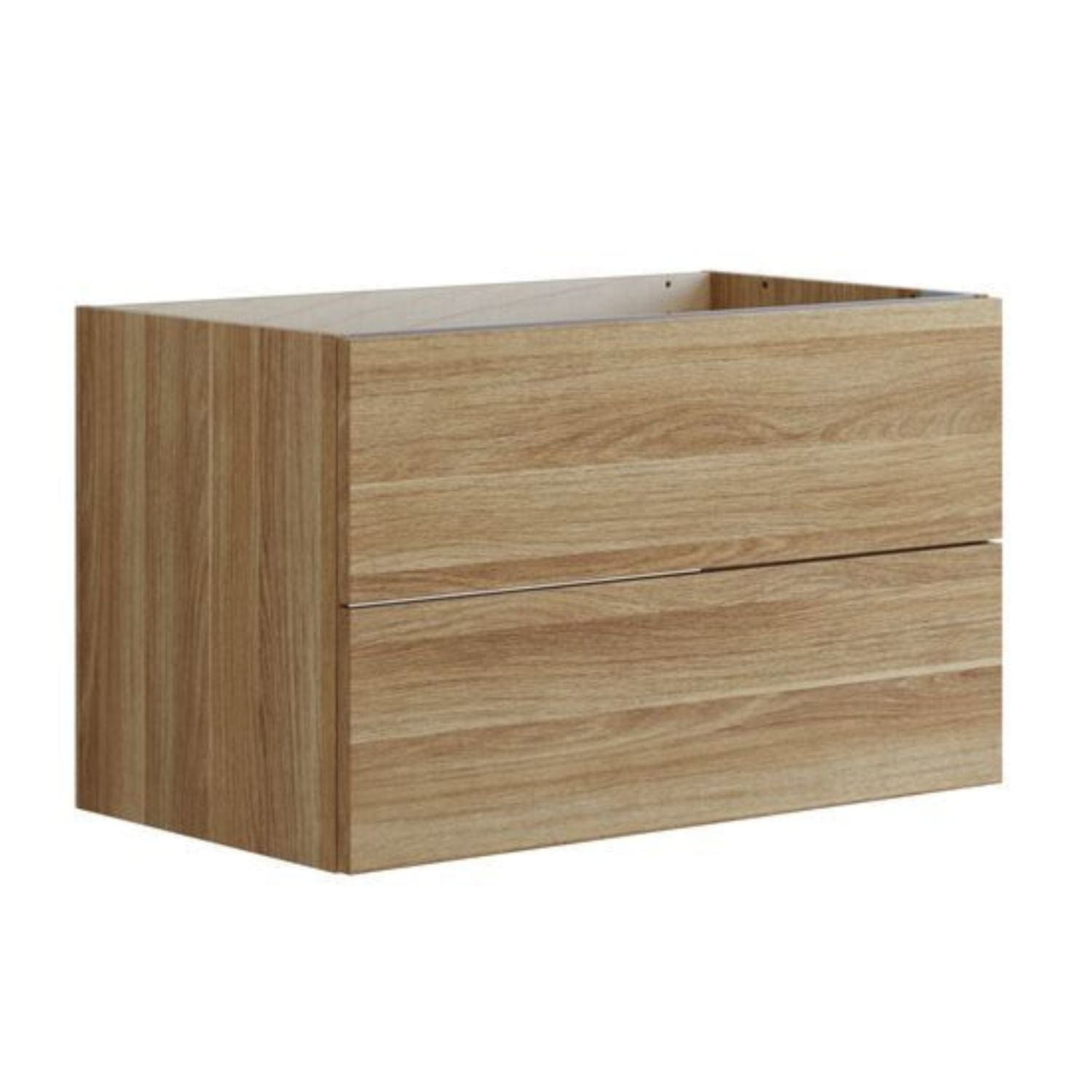Dansani Inzo Glatt Servantskap 2 skuff H48 Varm eik / 80cm Dansani Servantskap DA-U20-1055