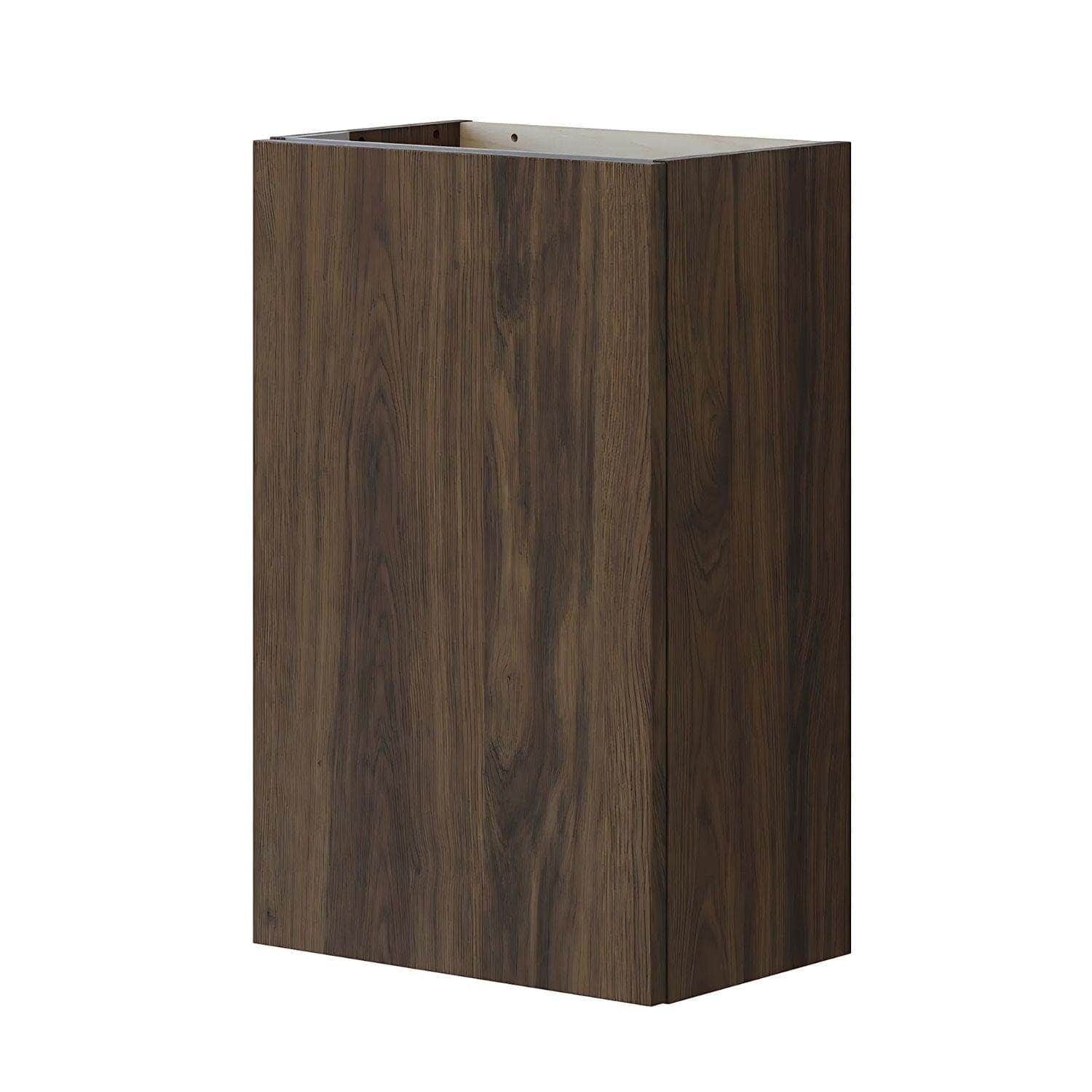 Dansani Inzo Glatt Servantskap Slim 1 Dør B40xH64xD26cm Brun eik / Venstre hengslet Dansani Servantskap DA-U01-1252