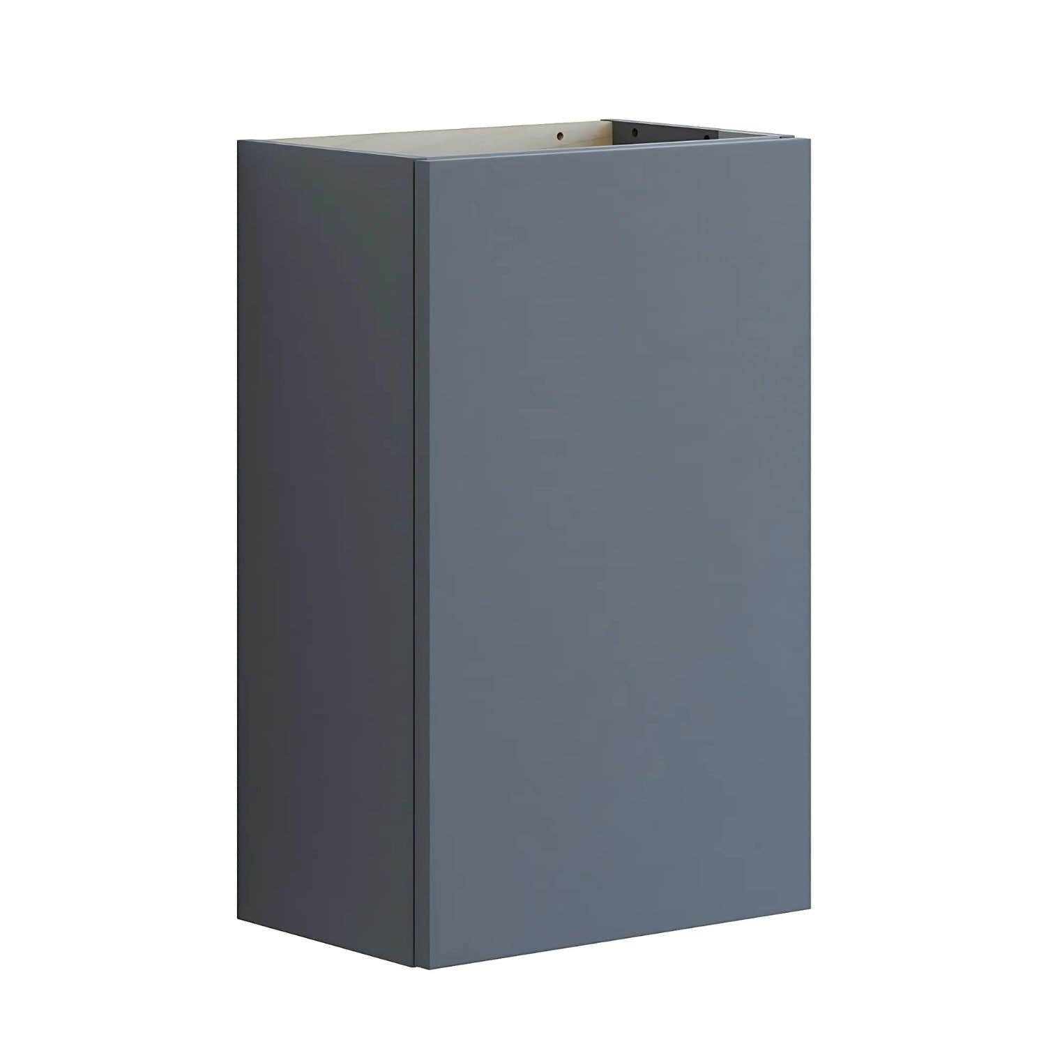 Dansani Inzo Glatt Servantskap Slim 1 Dør B40xH64xD26cm Grå matt / Høyre hengslet Dansani Servantskap DA-U01-1103