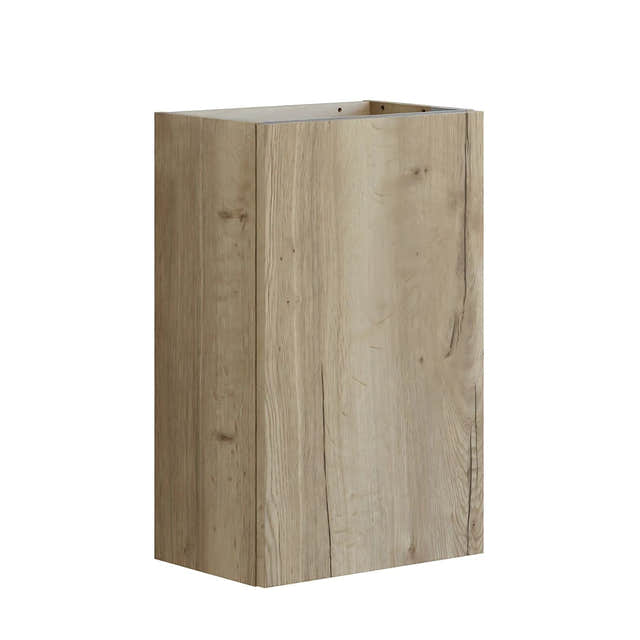 Dansani Inzo Glatt Servantskap Slim 1 Dør B40xH64xD26cm Natur eik / Høyre hengslet Dansani Servantskap DA-U01-1149
