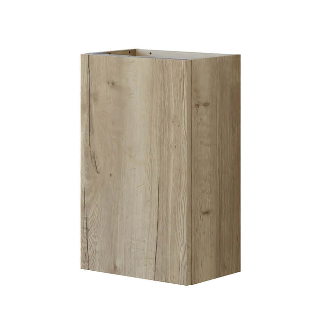 Dansani Inzo Glatt Servantskap Slim 1 Dør B40xH64xD26cm Natur eik / Venstre hengslet Dansani Servantskap DA-U01-1249