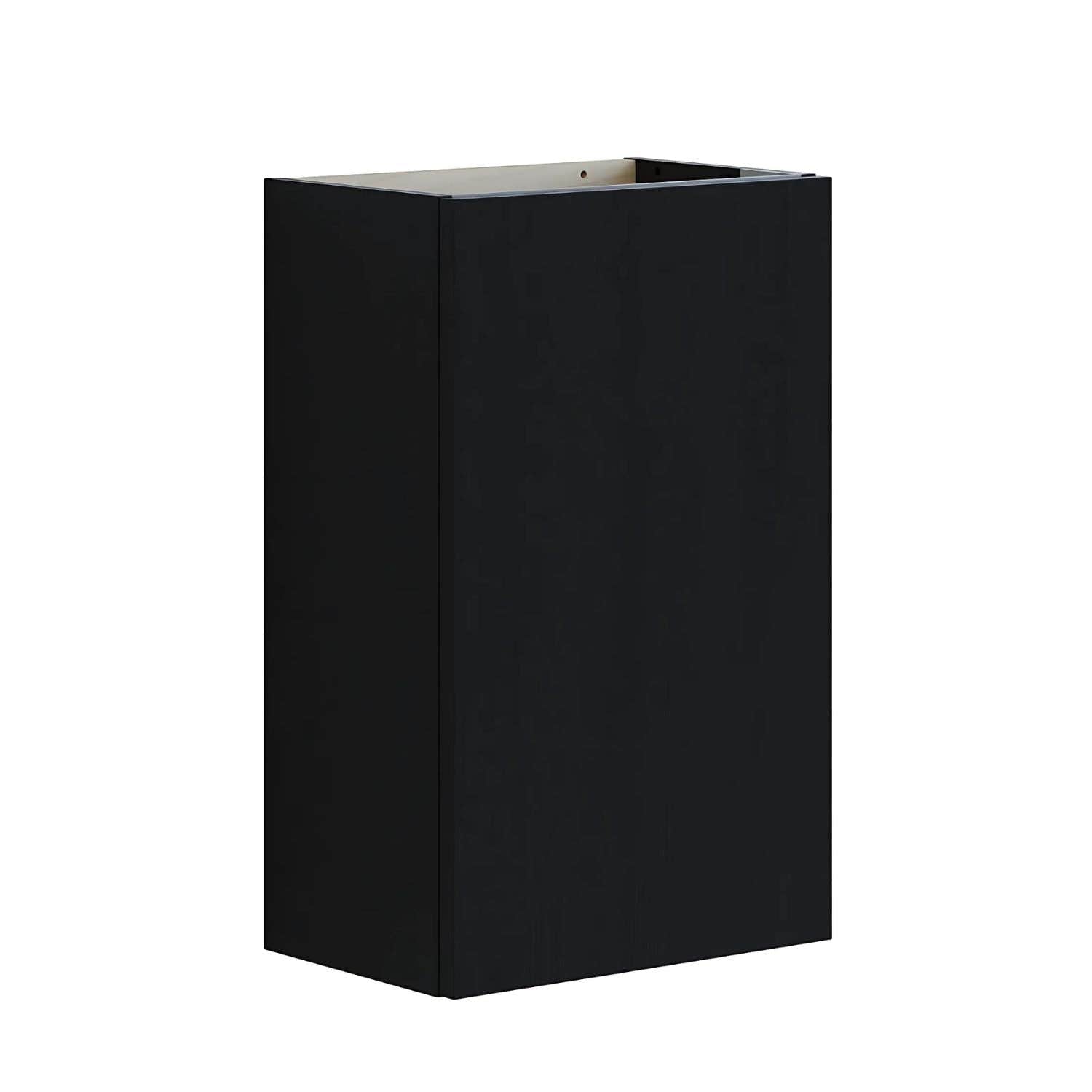 Dansani Inzo Glatt Servantskap Slim 1 Dør B40xH64xD26cm Svart eik / Høyre hengslet Dansani Servantskap DA-U01-1150