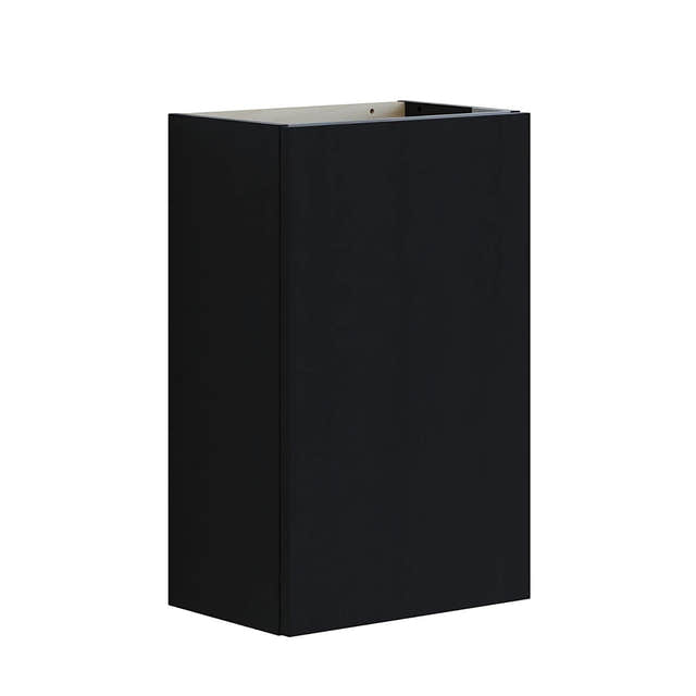 Dansani Inzo Glatt Servantskap Slim 1 Dør B40xH64xD26cm Svart eik / Høyre hengslet Dansani Servantskap DA-U01-1150