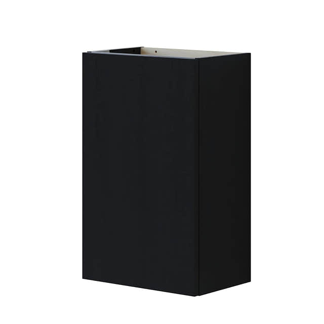Dansani Inzo Glatt Servantskap Slim 1 Dør B40xH64xD26cm Svart eik / Venstre hengslet Dansani Servantskap DA-U01-1250