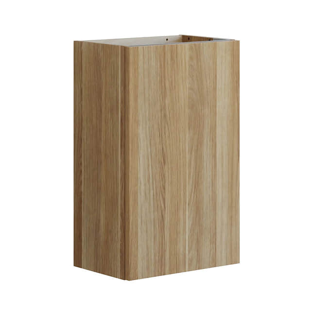 Dansani Inzo Glatt Servantskap Slim 1 Dør B40xH64xD26cm Varm eik / Høyre hengslet Dansani Servantskap DA-U01-1155