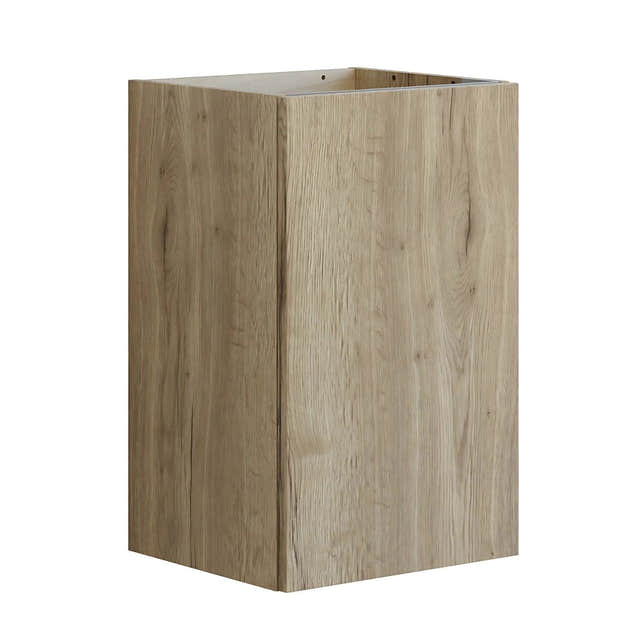 Dansani Inzo Glatt Servantskap Slim 1 Dør B40xH64xD35cm Natur eik / Høyre hengslet Dansani Servantskap DA-U02-1149