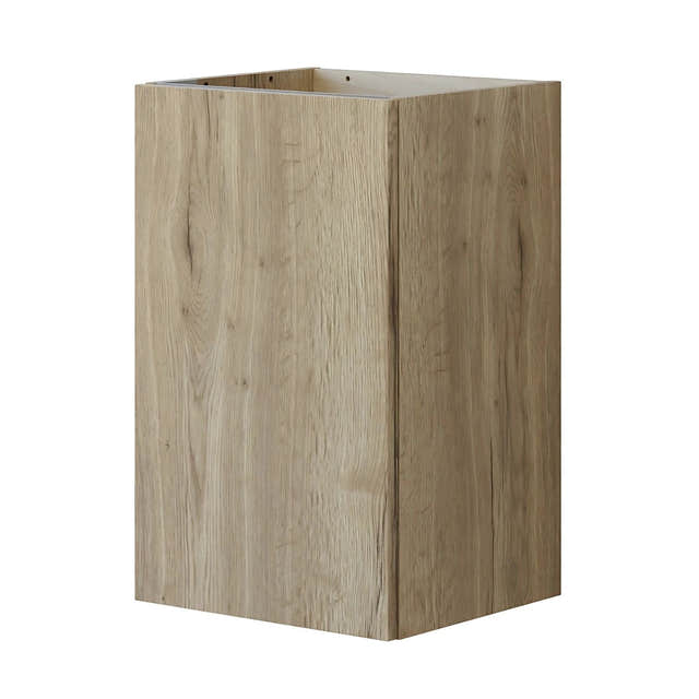 Dansani Inzo Glatt Servantskap Slim 1 Dør B40xH64xD35cm Natur eik / Venstre hengslet Dansani Servantskap DA-U02-1249