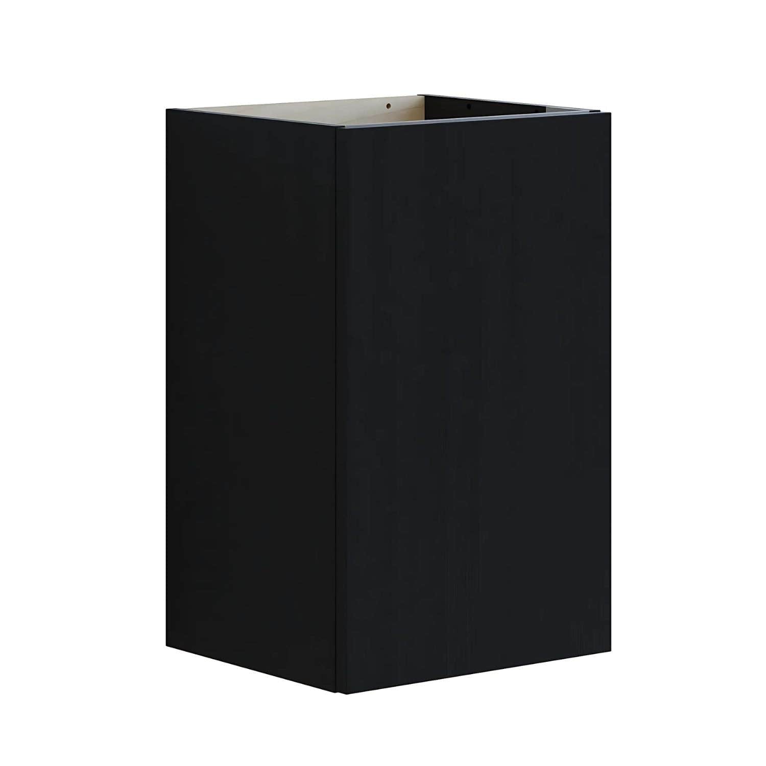 Dansani Inzo Glatt Servantskap Slim 1 Dør B40xH64xD35cm Svart eik / Høyre hengslet Dansani Servantskap DA-U02-1150