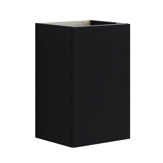Dansani Inzo Glatt Servantskap Slim 1 Dør B40xH64xD35cm Svart eik / Høyre hengslet Dansani Servantskap DA-U02-1150