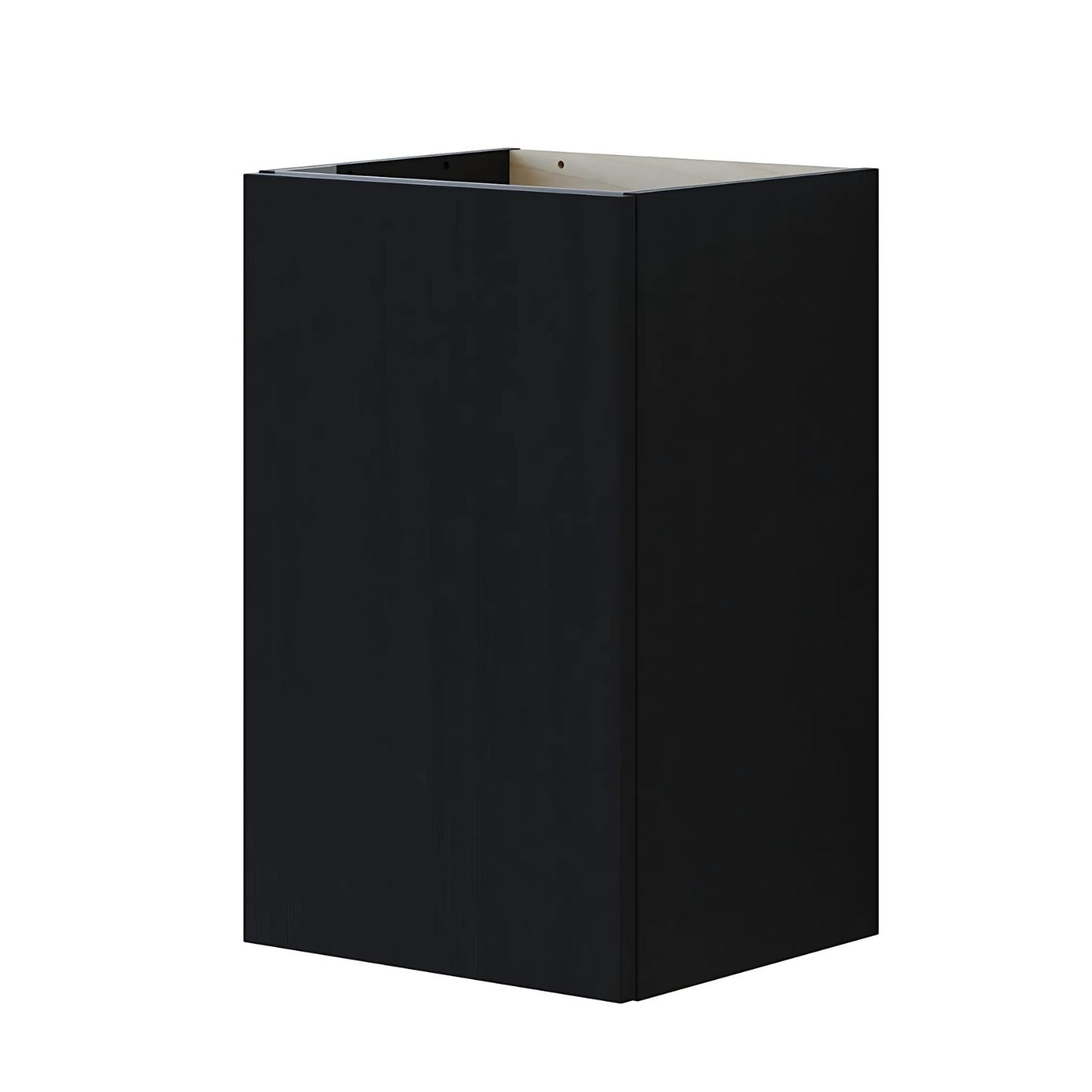 Dansani Inzo Glatt Servantskap Slim 1 Dør B40xH64xD35cm Svart eik / Venstre hengslet Dansani Servantskap DA-U02-1250
