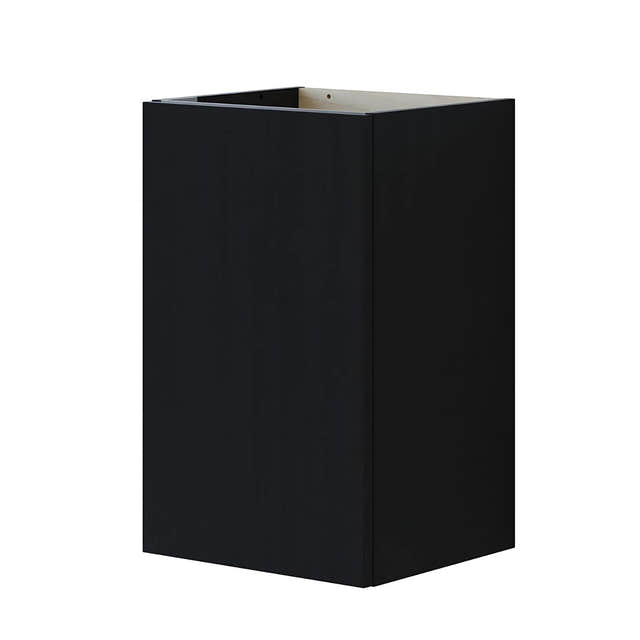 Dansani Inzo Glatt Servantskap Slim 1 Dør B40xH64xD35cm Svart eik / Venstre hengslet Dansani Servantskap DA-U02-1250