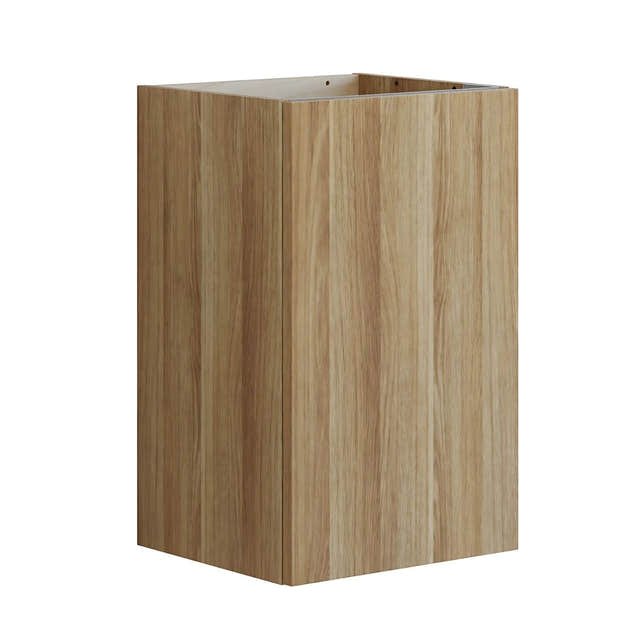 Dansani Inzo Glatt Servantskap Slim 1 Dør B40xH64xD35cm Varm eik / Høyre hengslet Dansani Servantskap DA-U02-1155