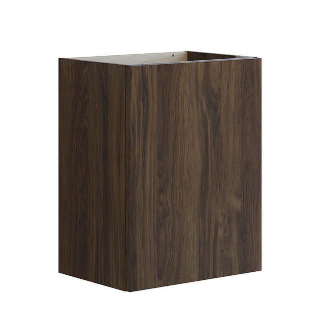 Dansani Inzo Glatt Servantskap Slim 1 Dør B50xH64xD35cm Brun eik / Høyre hengslet Dansani Servantskap DA-U03-1152
